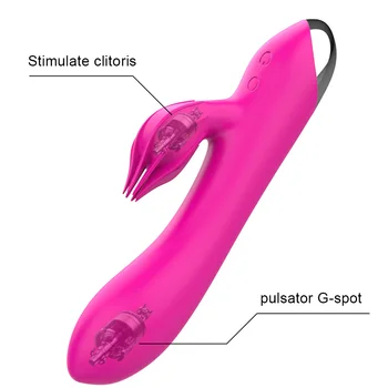 2 Varikliai, 10 Greičio Chargable Dildo Vibratorius Klitorio Stimuliacijos Sekso Žaislas Moterims G taško Rabbit Vibratorius Moterų Masturbacija