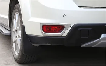 YAQUICKA 2vnt/Komplektas ABS Automobilio Galinis Rūko Žibintas Žibintai Padengti Švilpukai Stiliaus Apdaila Rėmo Lipdukas Tinka Fiat Freemont 2012 2013