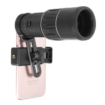 16x52 Zoom Pėsčiųjų Išmanųjį telefoną Monokuliariniai Teleskopo Objektyvo Kamera HD taikymo Sritis Medžioklės Savininkas Už Mobiliojo Sumanaus Telefono