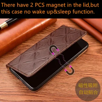 Prabangus natūralios odos telefonas atveju, jei kortelės turėtojas dėklas, skirtas KOLEGA Realme X2 Pro/KOLEGA Realme X2 telefonas maišelis magnetinis laikiklis funda rubisafe