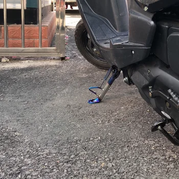Modifikuotas Pedalas Elektrinis Motociklas Trikojo Spalva Nerūdijančio Plieno Danga Sudegė Titano Pusėje Paramą Bendrosios Paramos