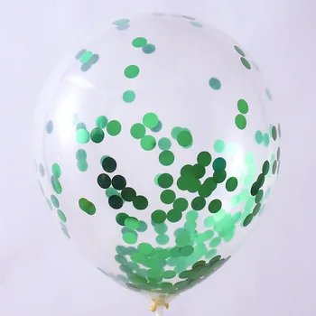 20P/cs Tamsiai žalia, geltona ballon Konfeti Nustatyti latekso balionas Gimtadienio deco Šalis, Vestuvių Dekoravimas Vestuvės globals