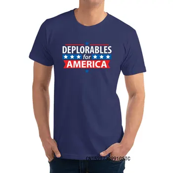 Juokinga Atspausdintas Trumpas Rankovės Tees VALENTINO DIENĄ Slim Fit O Kaklo Medvilnės Tshirts Vyrų T-Shirt Deplorables Amerikoje