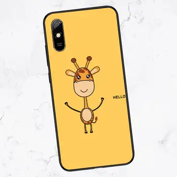 Kaktusas Avokado Žirafa Telefoną Atveju Xiaomi Redmi 4x 5 plius 6A, 7, 7A 8 mi8 8lite 9 pastaba 4 5 7 8 pro