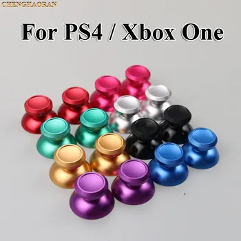 ChengHaoRan 2vnt 8 Spalvos Pasirinktinai, Universalios Aliuminio Lydinio Metalo Analog Joystick Nykščio Bžūp stick PS4 Xbox Vienas Valdytojas
