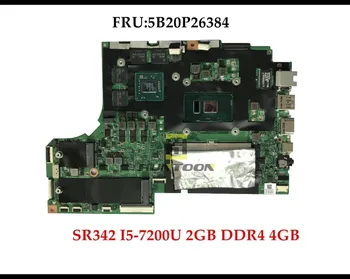 Didmeninė FRU:5B20P26384 Lenovo YOGA720-15IKB Nešiojamas Plokštė SR342 I5-7200U DDR4 2GB, 4GB Visiškai Išbandyta