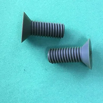 50pcs M5 PVC nailono phillips varžtais sraigtas įleidžiama galvute plastikinis varžtas varžtai 8mm~25mm ilgis