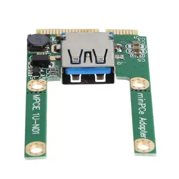 Nešiojamojo kompiuterio Mini PCI-E USB2.0 PCI Express Adapter Kortelių Mini PCI-E, USB 2.0 Išplėtimo Kortelę Nešiojamojo kompiuterio USB Bluetooth Adapteris