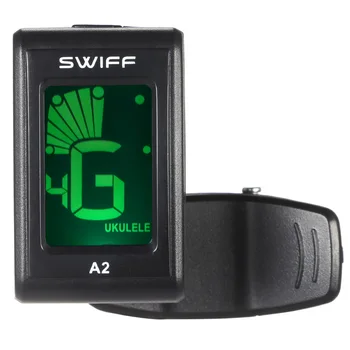 SWIFF A2 Mini Clip-On Automatinis Skaitmeninis Tonas Imtuvo LCD Akustine elektrine Gitara, Bosinė gitara Chromatines Smuikas Ukulėle