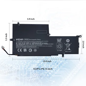 Laptopo Baterija HP Spectre X360 13 13-4000nf 13-4006tu 13t 789116-005 PK03XL 4810mAh + Nemokamas Įrankiai