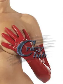 Mados Naujų atvykimo Sexy Lady Raudonos latekso zentai pirštinės rankos ilgio guminės pirštinės suaugusiems riešo ranką moteris pirštinės nemokamas pristatymas