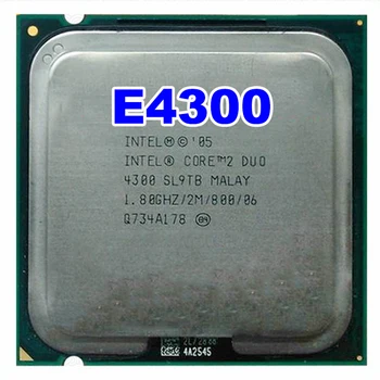 Originalus INTEL CORE E4300 4300 dual-core CPU Procesorius (1.8 Ghz/ 2M /800 mhz) Socket LGA 775 SL9TB