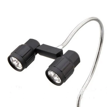 Nešiojamų LED Įrašą Stalo Lempos Lankstus Tamsos Gnybtas Stalo Lempa USB Įkrovimo už Naktį Skaityti Grilis Kempingas Naktinės Šviesos