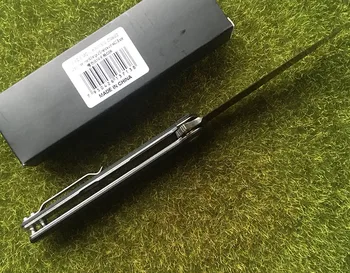 STEDEMON C06 Flipper sulankstomas peilis 440C ašmenys KVT G10 anglies pluošto rankena kempingas medžioklės lauko išgyvenimo peiliukas EDC