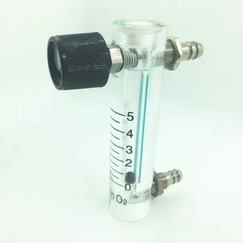 Oro Deguonis, Dujų srauto matuoklis debitmatis caudalimetro counter srauto indikatorius O2 deguoninis dujų srauto matuoklis prietaiso jungiklis 0-5L/min 93mm