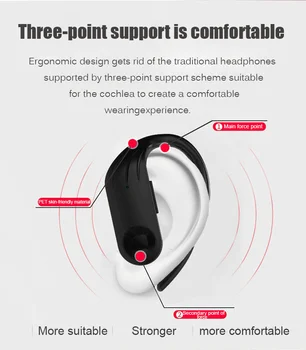 TWS Sporto Ausinės Bluetooth 5.0 Triukšmo Atšaukiu 8D Stereo HD Vandeniui Ausinių Su Mikrofonu LED Ekranas Ausies Kabliuko laisvų Rankų įranga