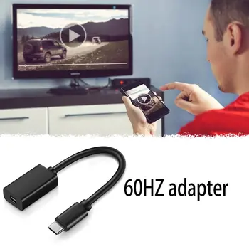 Mini Dp 4k Su 60hz Tipas-C Display Port Nešiojamų Plataus Suderinamumo Mažas Projektorius Adapteriu, Plug And Play