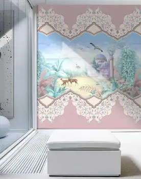Custom freskos 3d tapetai, gyvūnų tapetai miegamajame sienos 3D Fone sienų tapybos šiuolaikinių tapetų 2020 m.