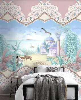 Custom freskos 3d tapetai, gyvūnų tapetai miegamajame sienos 3D Fone sienų tapybos šiuolaikinių tapetų 2020 m.