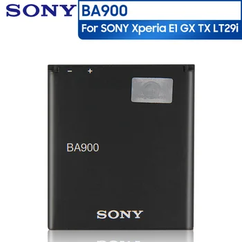 Originalaus Telefono Baterija BA900 SONY Xperia E1 GX TX LT29i TAIGI-04D S36H ST26I C1904 C2105 Autentiški Akumuliatorius 1700mAh