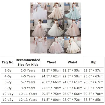 Aukštos klasės Pritaikymas Mergina Suknelė Baby Vaikų Mergaičių Bridesmaid Šalies Baigimo Princesė Dress Oficialų Suknelė Ilgos Suknelės 2-13Y