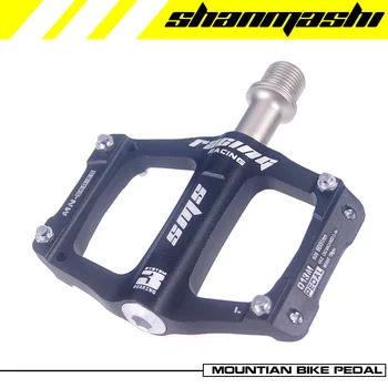 SHANMASHI Kelių Dviračių Pedalus CNC Aliuminio Lydinio Dviračio Pedalo Platforma Ultralight MTB 3 Guoliai Dviračių Pedalas, skirtas BMX Priedai