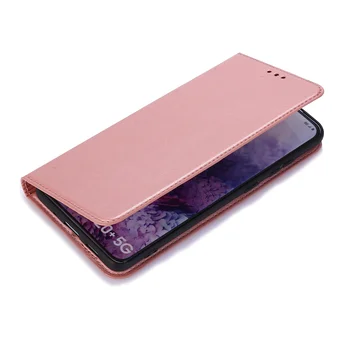 Odos Flip Case For Samsung Galaxy S20 Ultra S10 S8 S9 Plus S7 Krašto Pastaba 10 9 8 Magnetinio Knygos Viršelio Coque Piniginės Telefono Capas