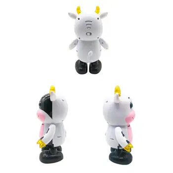 Elektros Dainavimas, Šokiai Mielas Karvių Modelis su Šviesos Muzika Kūdikių Švietimo Žaislas