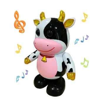 Elektros Dainavimas, Šokiai Mielas Karvių Modelis su Šviesos Muzika Kūdikių Švietimo Žaislas