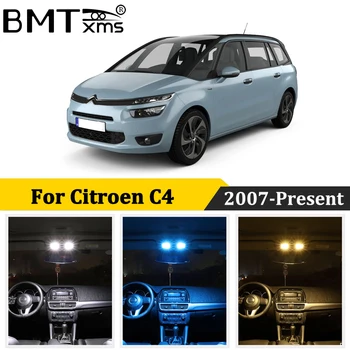 BMTxms Canbus Automobilio LED Interjero Žemėlapis Dome Šviesos Citroen C4 Grand Picasso 2007-Dabartinė Auto Accessoris Klaidų