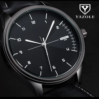Laikrodžiai Mens 2019 Paprastos Konstrukcijos YAZOLEWatch Vyrų Laikrodžiai, Prabangūs Vandeniui Odos vyriški Laikrodis montre homme reloj hombre