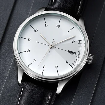 Laikrodžiai Mens 2019 Paprastos Konstrukcijos YAZOLEWatch Vyrų Laikrodžiai, Prabangūs Vandeniui Odos vyriški Laikrodis montre homme reloj hombre