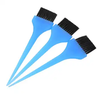 Kirpyklų Įrankiai Keptos Aliejus, Teptukų, Dažų Kremas Teptuku vienpusis Šepetys Plaukų Priežiūros Keptos Naftos Dažytos Hairbrush Plaukų Dažų Teptukas 3pcs/set