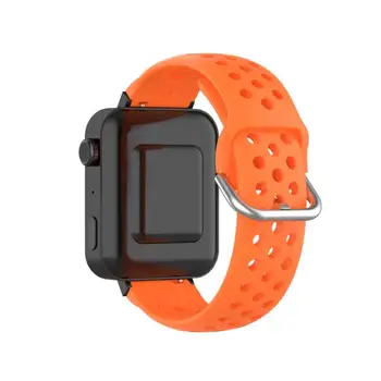 Spalvinga 18mm Silikono Watchband Dirželis Xiaomi Smart Watch Band Apyrankę Sporto Pakeitimo Apyrankės Žiūrėti Priedai