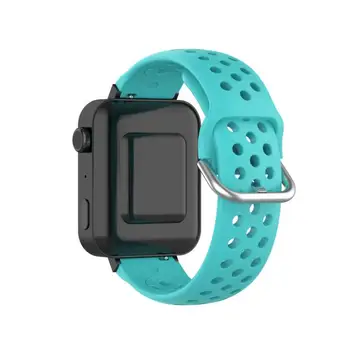 Spalvinga 18mm Silikono Watchband Dirželis Xiaomi Smart Watch Band Apyrankę Sporto Pakeitimo Apyrankės Žiūrėti Priedai