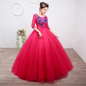 Naujas Dizainas Princesė Nėrinių O Kaklo Paty suknelė 2020 Vestuvių suknelės, Vestidos De Novia Scenoje Solo Spalvų Studija