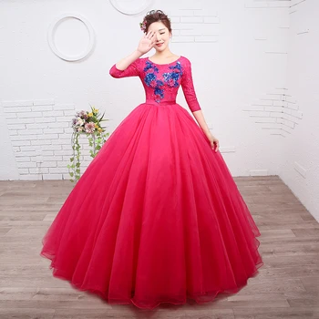Naujas Dizainas Princesė Nėrinių O Kaklo Paty suknelė 2020 Vestuvių suknelės, Vestidos De Novia Scenoje Solo Spalvų Studija