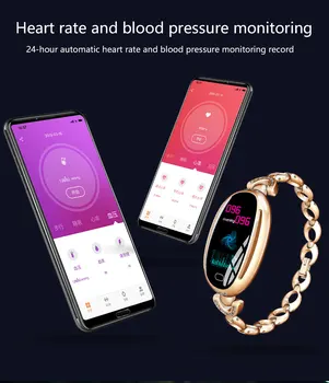 696 E68 spalvotas ekranas, smart apyrankę širdies ritmo sveikatos stebėsenos WeChat sporto smart 