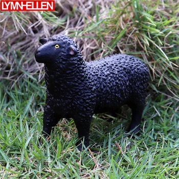 Naujas Modeliavimo Laukinių Gyvūnų Modelio, Avių, Ėriukų Aplinkos Apsaugos Kieto Plastiko Žaislas Dovana