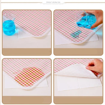 Namų Tekstilės Vasaros Ramės (kiniškosios dilgėlės) Multi-funkcinis Vandeniui Slaugos Trinkelėmis Patalynės Lapas Lady Menstruacijų Padas Daugkartinio naudojimo Patalynės Vystyklų Padas