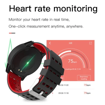 KESHUYOU W1 Smart Apyrankę ekrano Fitness Tracker kraujo spaudimas, Širdies ritmo Monitorius 
