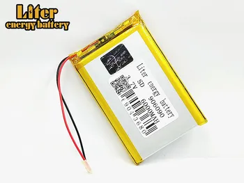 3,7 V ličio polimero baterija 906090 6000MAH Didelės Talpos Li-ion Ląstelių, Turinčių PCB DVD GPS Tablet Elektriniai Žaislai