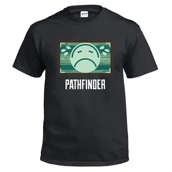 Apex Legendos PATHFINDER, Print T-shirt Suaugusiųjų Vasaros Balck Medvilnės Marškinėlius Tee
