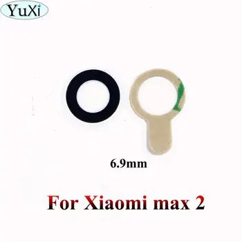 YuXi Naujas Galinis galinė vaizdo Kamera Stiklo Objektyvo Dangtelis Xiaomi Mi Sumaišykite 2 2S Max 2 3 F1 mi 5 6 8 su Ahesive Lipdukas atsarginės Dalys