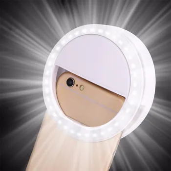 Makiažo Įrankių Rinkinys Mobilus Telefonas Clip Selfie LED Auto Flash Mobilųjį Telefoną Išmanųjį telefoną Turas Nešiojamų Selfie Žibintuvėlis