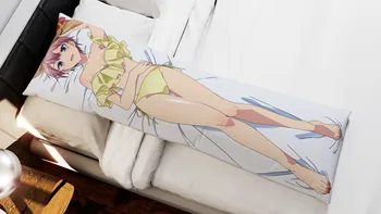 2Way Dakimakura Esmingiausia Quintuplets Ichika Nakano 160x50cm Sexy Anime, Manga Kūno Apkabinti Pagalvę Atveju Waifu Dovana OTAKU