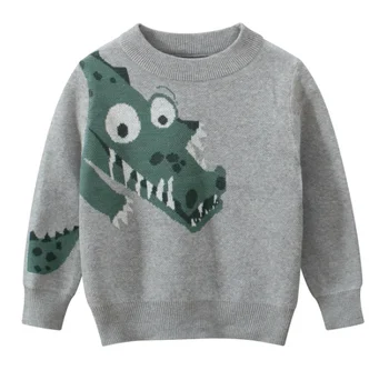 Mados Medvilnės Dinozaurų Berniukų Marškinėliai Vaikams, Vaikams, Cartoon Print T marškinėliai Baby Vaikų Viršūnes Drabužių Tee