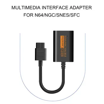 1080P-HDMI suderinamus Adapteris Konverteris HD Kabelis Skirtas Nintendo 64/SNES/NGC Gamecube Konsolė su HDMI suderinamų Signalo Išvesties Adapteris