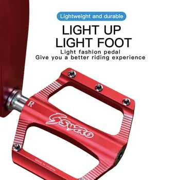 Ultralight 3 Guoliai Pedalo Dviratis Dviračio Pedalas Anti-slip Pakoja Guolių Greitas Išleisti Aliuminio Lydinio, Dviračių Priedai