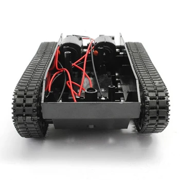Rc Bakas Protingas Robotas Bakas Automobilių Važiuoklės Komplektas Gumos Kelio Vikšriniai Už Arduino 130 Motor 